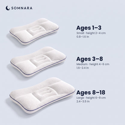 Nimbo™ sizes: ages 1–3 small, ages 3–8 medium, ages 8–18 large